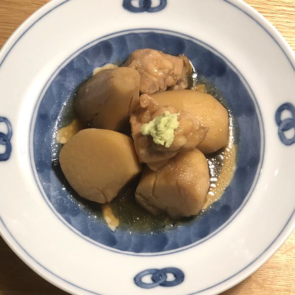 わさびの美味しい食べ方 | 里芋と鶏肉の煮物